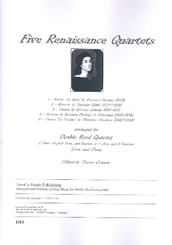 5 Renaissance Quartets for 2 oboes,