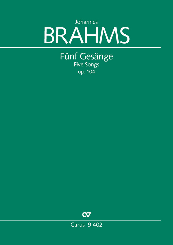 Fünf Gesänge op.104
