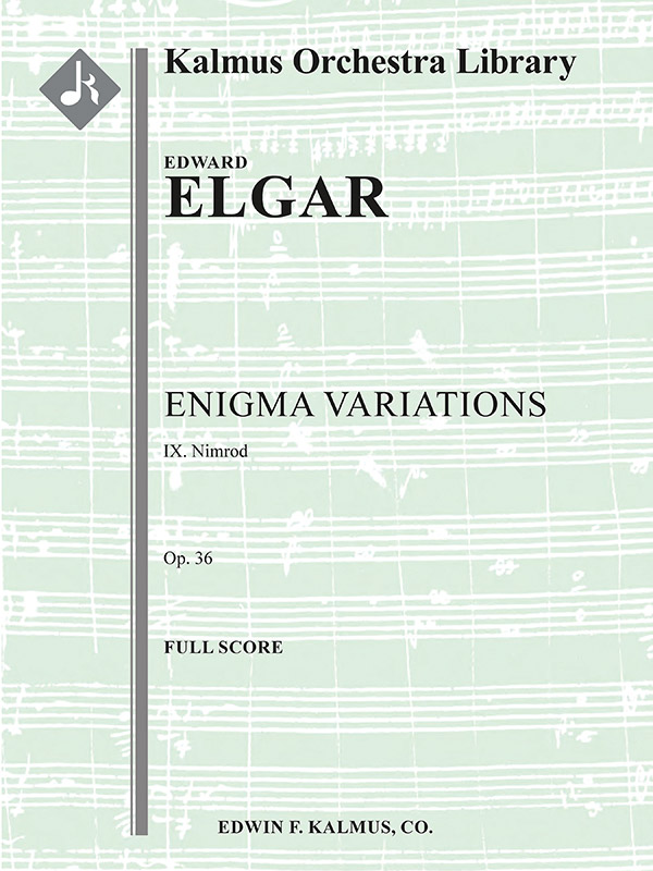 Enigma Variations Op 36/9 Nimrod F/O Sc