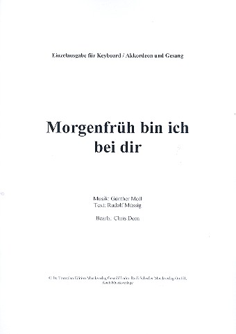 Morgen früh bin ich bei dir