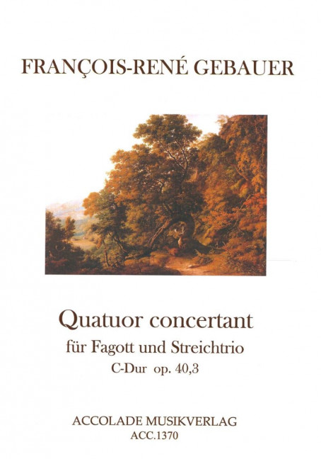 Quatuor concertant C-Dur op.40,3