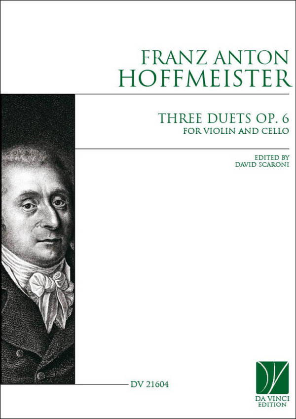 Three Duets op. 6, for Violin and Cello