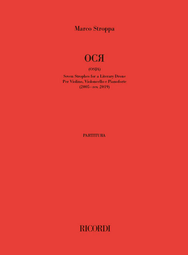 OCR (osja) Seven Strophes for a Literary Drone
