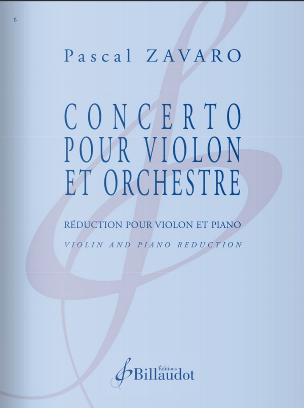 Concerto pour violon et orchestre