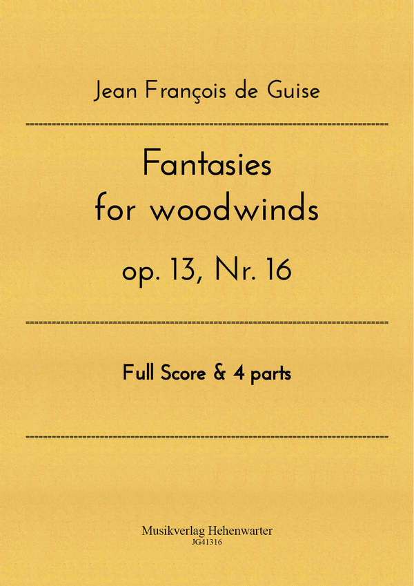Fantasies for woodwinds op.13 Nr.16