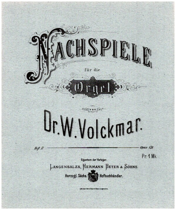 Nachspiele Band 2 op.138