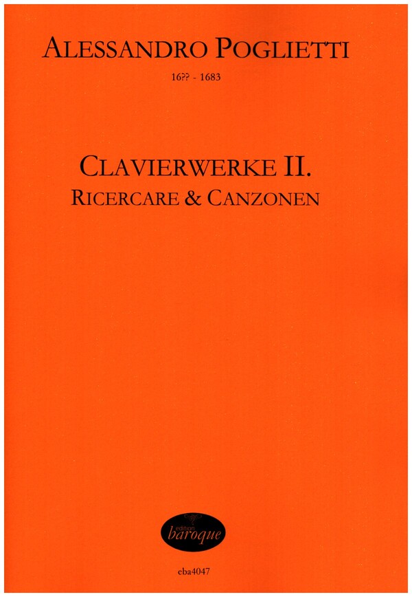 Clavierwerke Band 2 - Ricercare und Canzonen