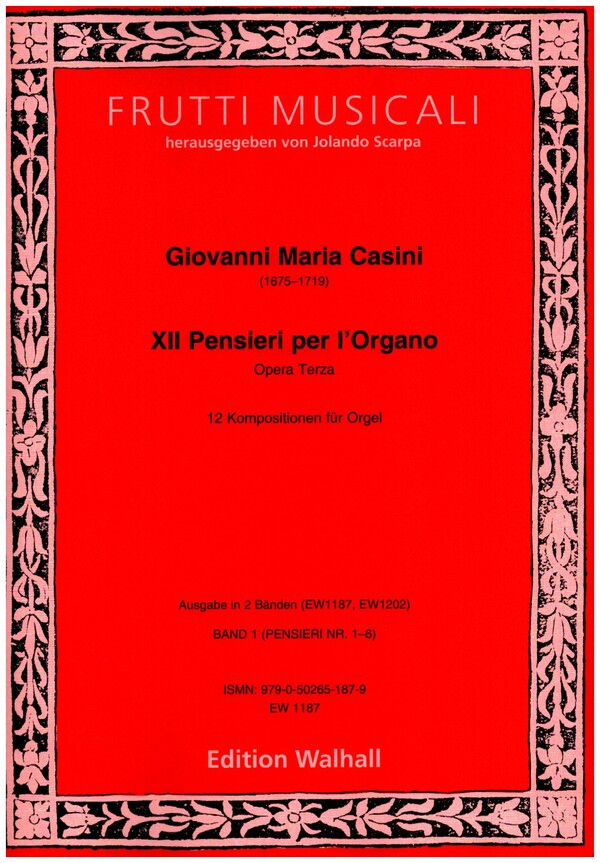 12 Pensieri per l'Organo Band 1 (Nr.1-6)