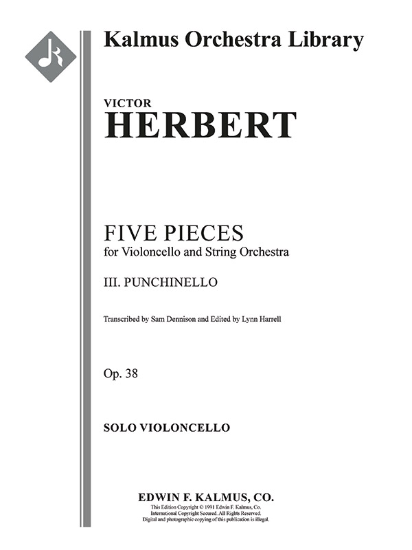 Five Pieces for Cello/Orch III (solo)