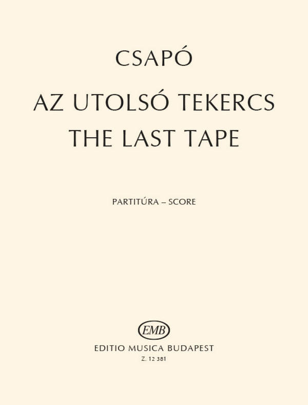 The Last Tape. Hommage a Samuel Beckett