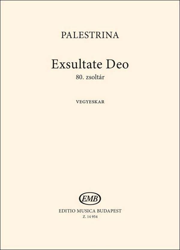 Exsultate Deo (80. Psalm)