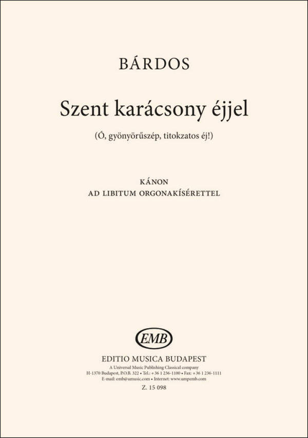 Szent karácsony éjjel