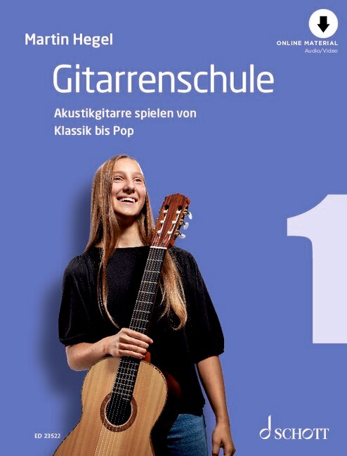 Gitarrenschule Band 1 (+Online-Audio