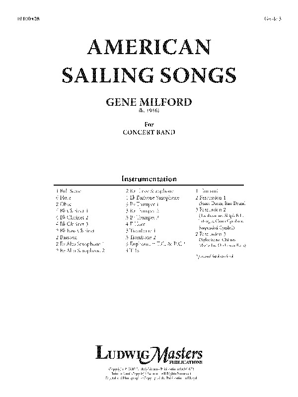 American Sailing Songs (c/b sc)