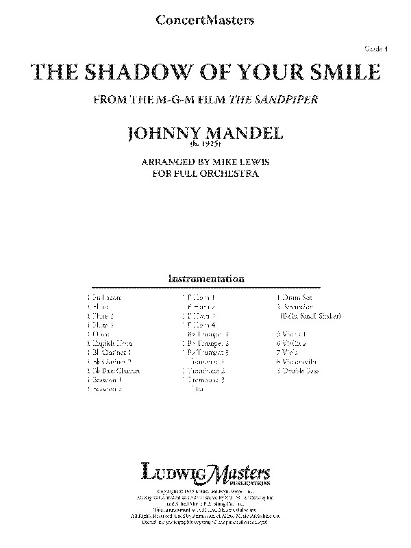 The Shadow of your Smile (f/o sc)
