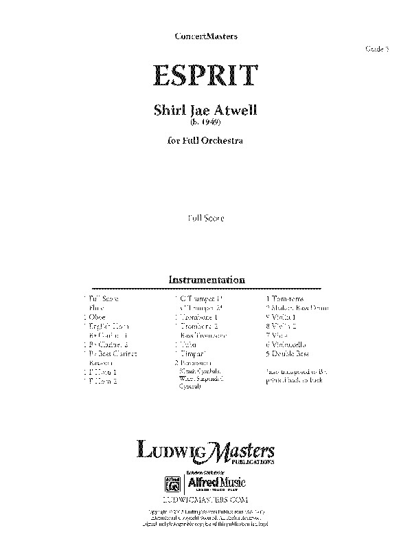 Esprit (f/o sc)