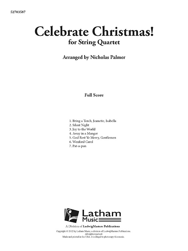 Celebrate Christmas! String 4tet
