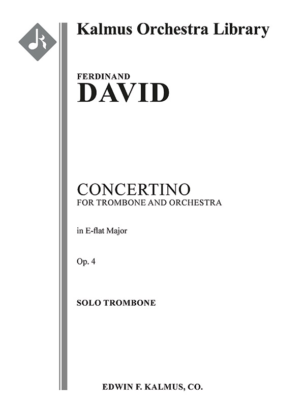 Concertino for Trombone, Op. 4 (solo TN)