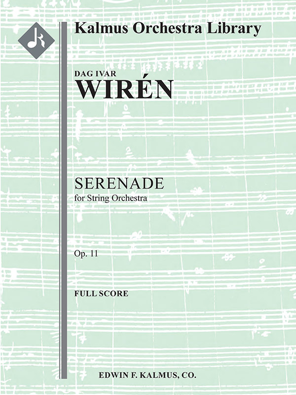 Serenade, Op. 11 (s/o sc)