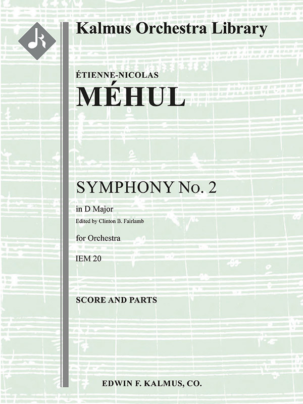 Symphony No. 2 in D, IEM 20 (f/o)