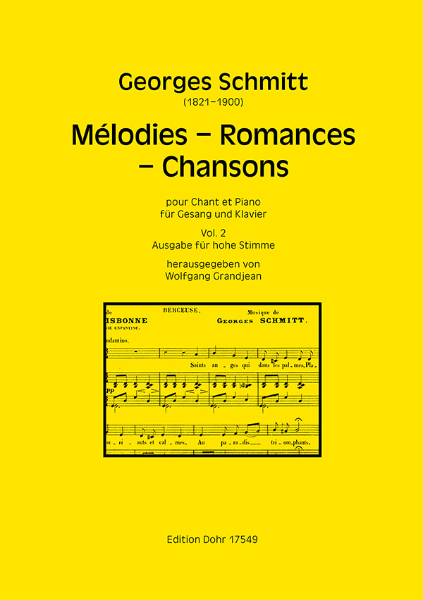 Mélodies ? Romances ? Chansons für Gesang und Klavier, 2 (Ausgabe für hohe Stimme)