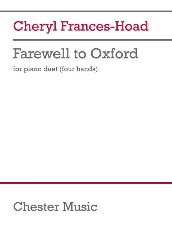Farewell To Oxford