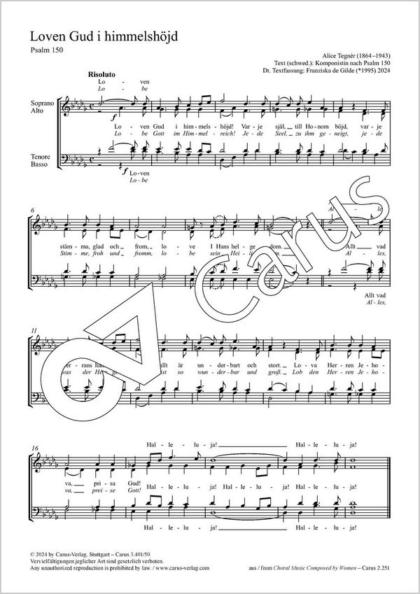 Loven Gud i himmelshöjd