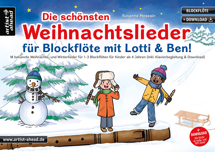 Die schönsten Weihnachtslieder mit Lotti & Ben (+OnlineAudio)