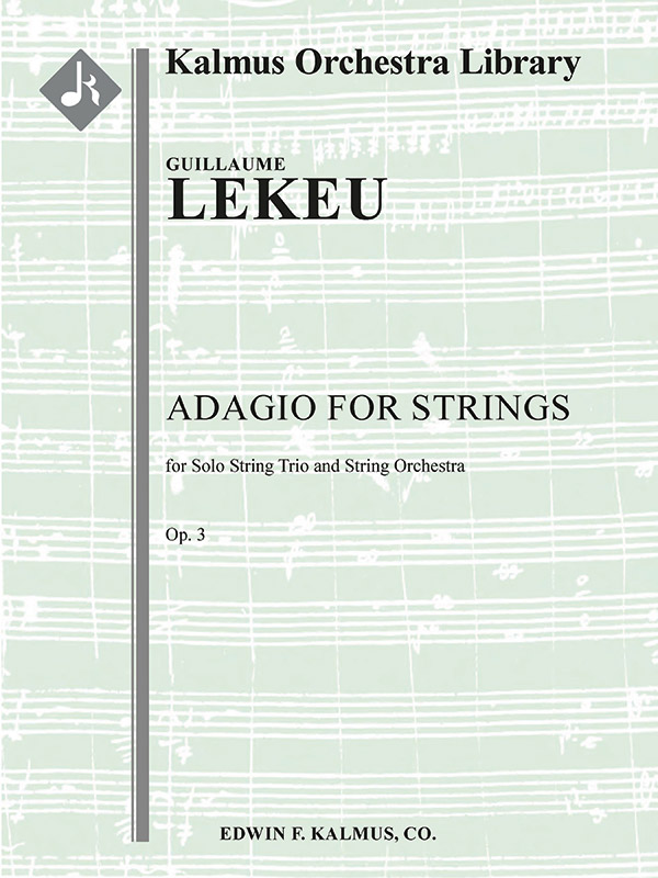 Adagio for Strings, Op. 3 (s/o sc)