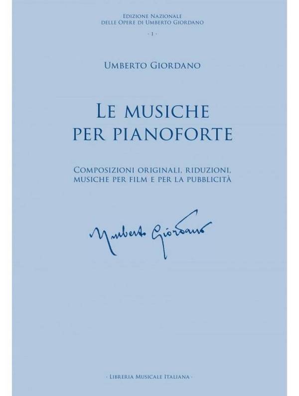 Le musiche per pianoforte