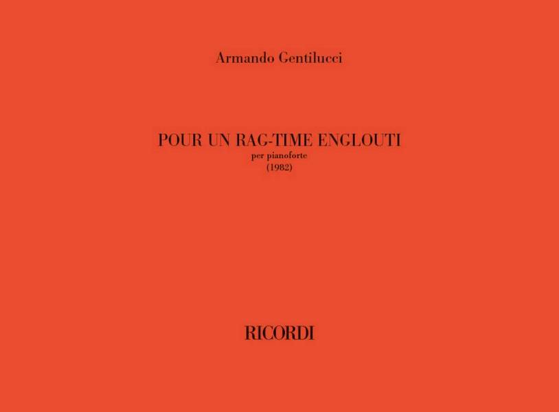 Pour un rag-time englouti