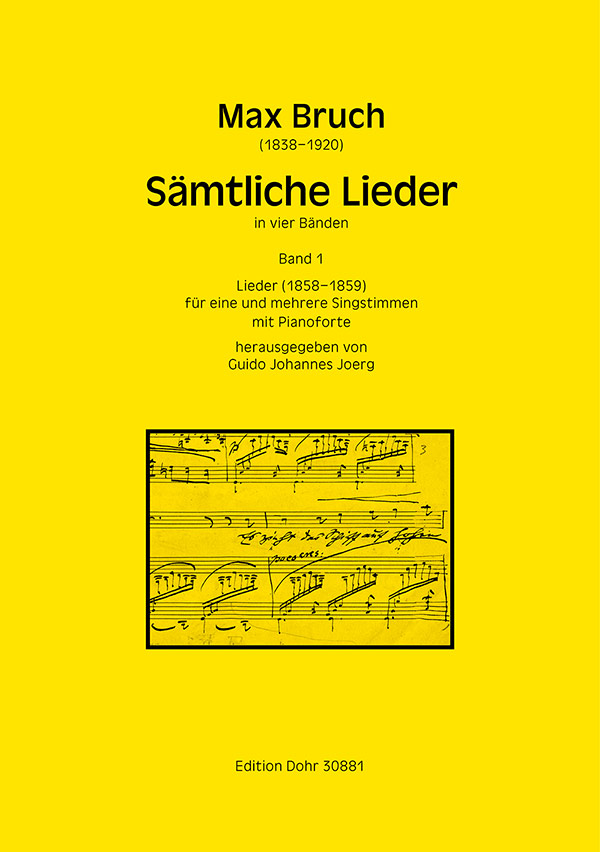 Sämtliche Lieder, Band 1 (Lieder 1858-1859)