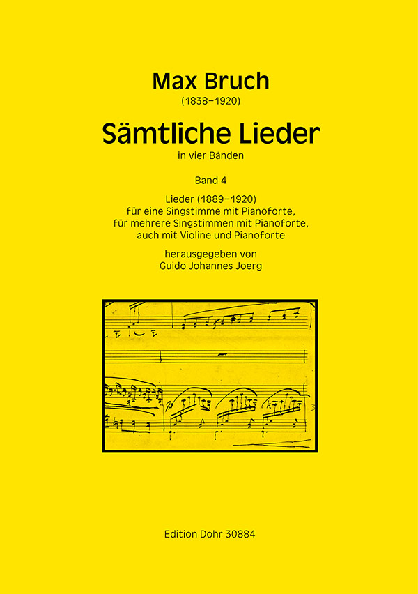 Sämtliche Lieder Band 4 -Lieder (1889-1920)