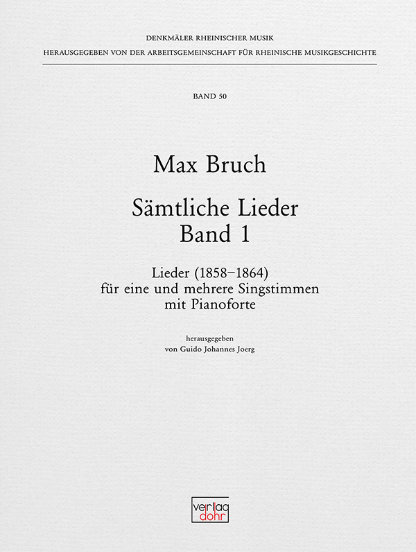 Sämtliche Lieder Band 1