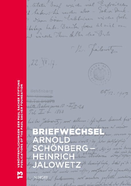 Briefwechsel Arnold Schönberg ? Heinrich Jalowetz