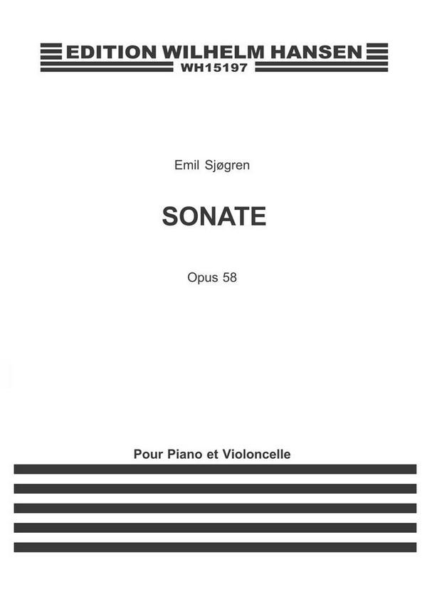 Sonate A-Dur op.58 für Violoncello