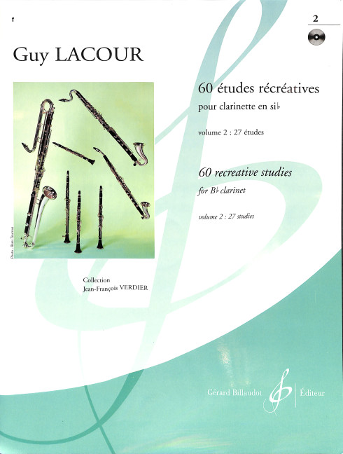 60 Etudes récréatives vol.2 (nos.34-60) (+CD)