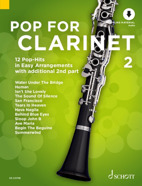 Pop For Clarinet 2 Band 2 (+Onlnie-Audio)