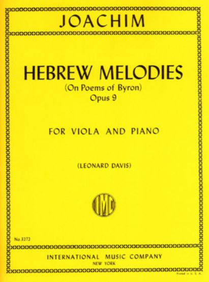 Hebrew Melodies op.9