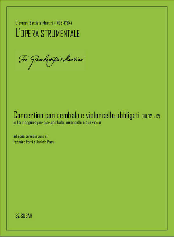Concertino con cembalo e violoncello obbligati