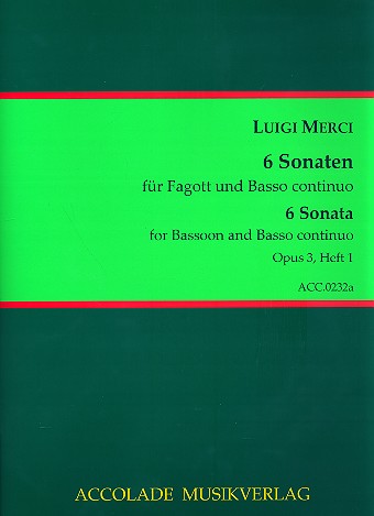6 Sonaten op.3 Band 1 (Nr.1-3)