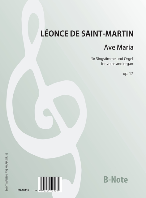 Ave Maria für Stimme und Orgel op.17