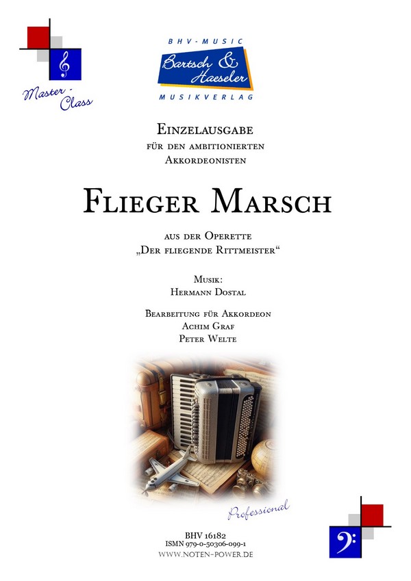 Fliegermarsch, a. d. Operette  Der fliegende Rittmeister