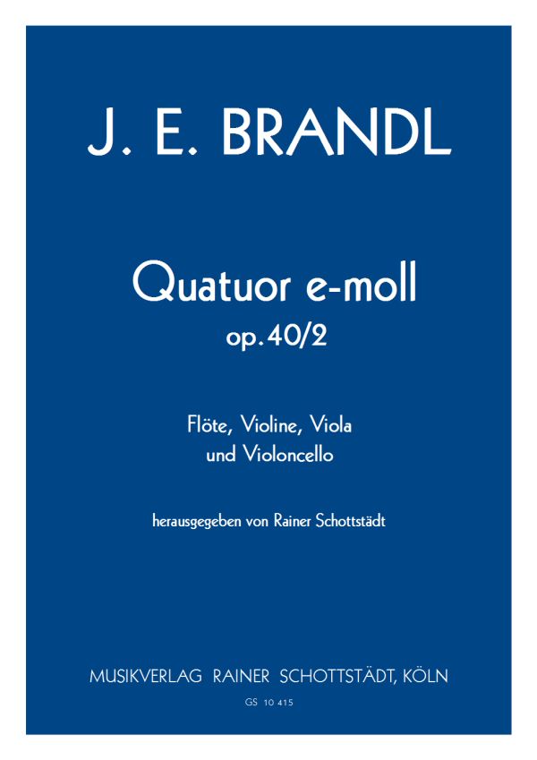 Quatuor D-Dur op. 40/2, hrsg. R.Schottstädt
