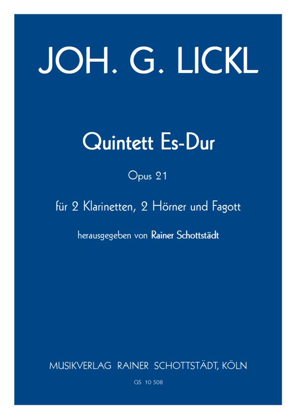 Quintett Es-dur op.21, hrsg. R.Schottstädt