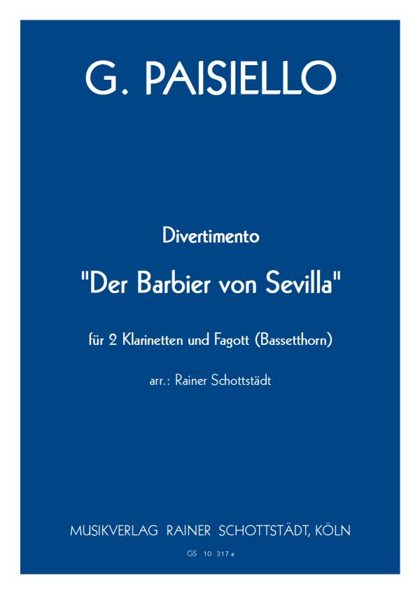 Divertimento ?Der Barbier von Sevilla?, arr. R.Schottstädt