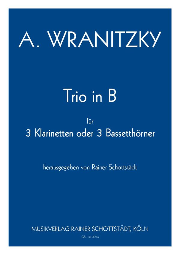 Trio in B, arr. R.Schottstädt