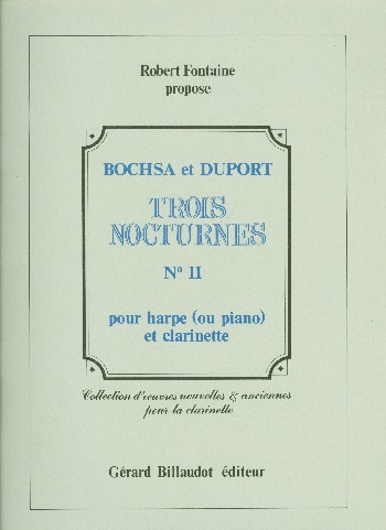 3 Nocturnes Nr.2 für Klarinette
