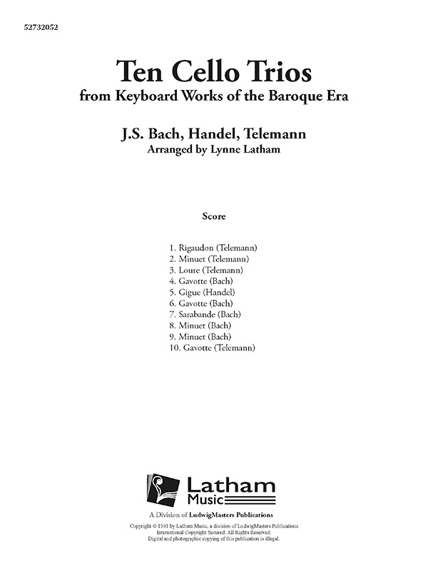 10 Cello Trios