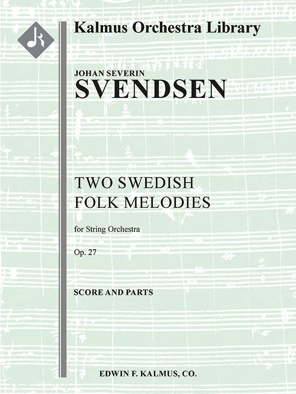 Two Swedish Folk Melodies, Op. 27 (s/o)